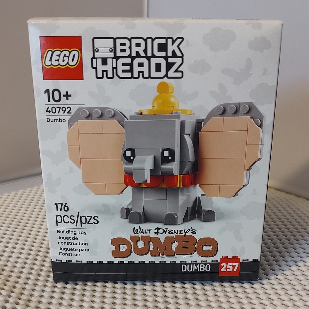 Lego 40792 Brick Headz Dumbo Walt Disney Dumbo #257 NWT Building Toy Set